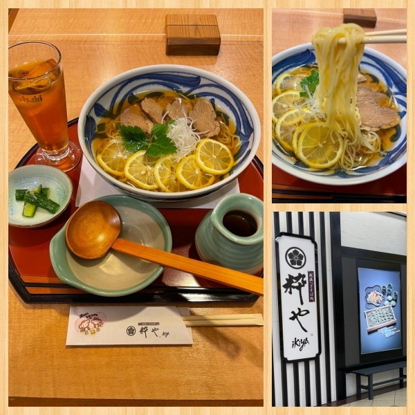 「冷やし鴨中華 1200円」@越後へぎそば処 粋やの写真