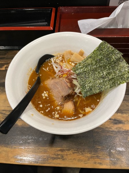 「辛味ラーメン中盛り」@麺屋 奨 TASUKU 中央林間店の写真