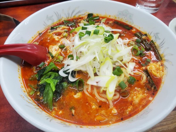 「ドラたんたんめん800円辛さ上級」@らーめん ドラごんちの写真