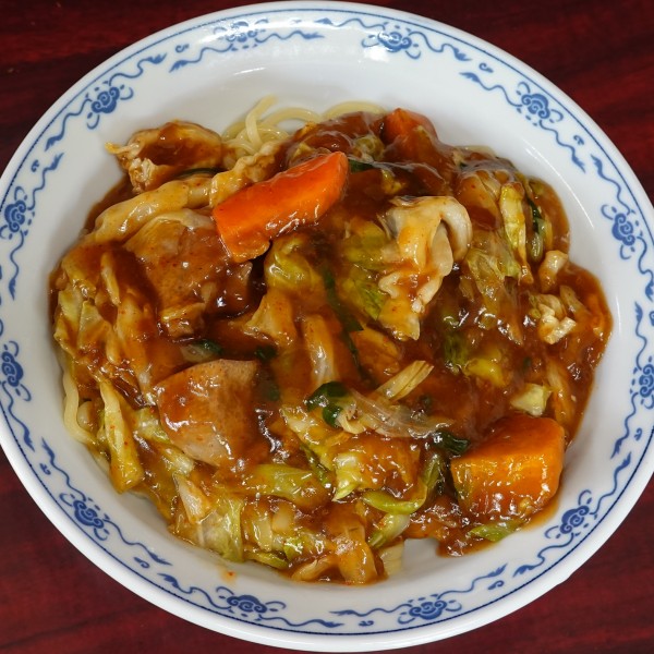 「スタミナラーメン（冷し）普通（一玉）700円」@スタミナラーメン 松喜吉の写真