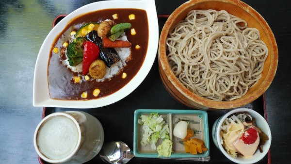 「カレーライスもりそば」@樹庭夢の写真