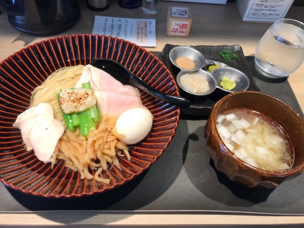 「特製帆立の昆布水つけ麺　黒」@Tokyo Style Noodle ほたて日和の写真