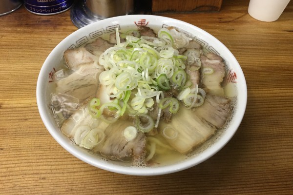 「肉そば(ネギ多め) 1,000円」@坂内食堂 喜多方本店の写真