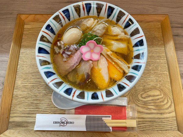 「特製わんたん(汐)」@えびそば 緋彩の写真