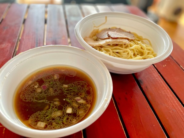 「【デリ】つけ麺」@らぁ麺はやし田 南船橋店の写真