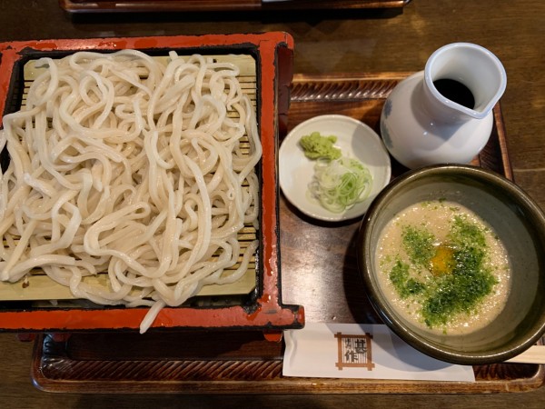 「とろろそば825+大盛220⁼1045円」@手打そば 甚作の写真