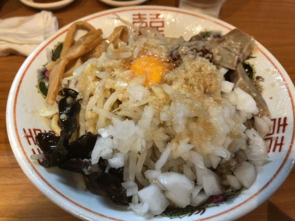 「油めん」@らーめん ぽっぽっ屋 水道橋店の写真