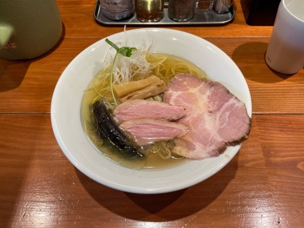 「【限定】冷たい煮干しそば」@麺屋 真心の写真