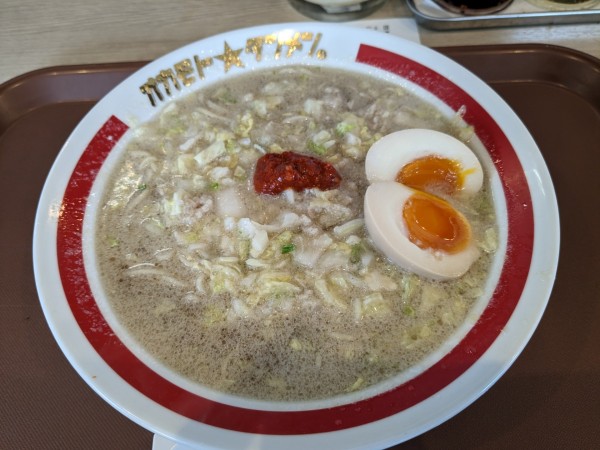 「煮玉子タンメン」@オカモト☆タンメン。 北本店の写真