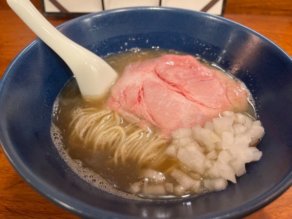 「煮干蕎麦　蟹味噌和え玉」@麺処 にぼし香 横浜店の写真