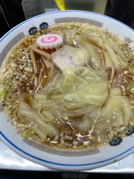「ワンタンメン」@中華そば みたかの写真