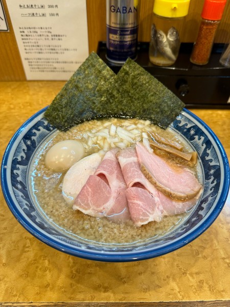 「特製背脂煮干しそば　1200円」@中華そば 児ノ木の写真