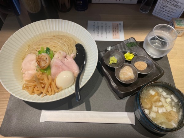 「特製帆立の昆布水つけ麺 白 【塩】」@Tokyo Style Noodle ほたて日和の写真