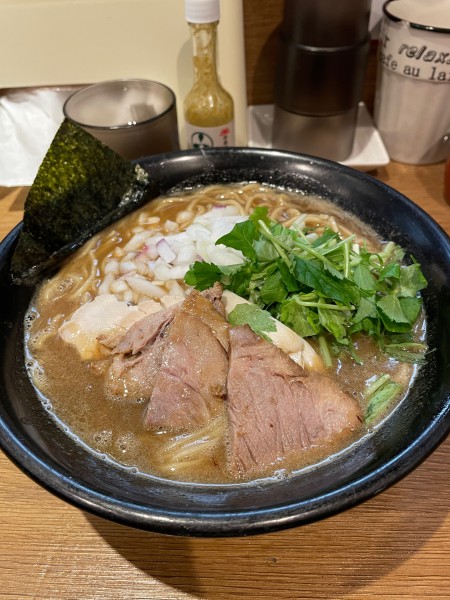 「濃厚煮干しラーメン大盛り」@桔梗と空の写真