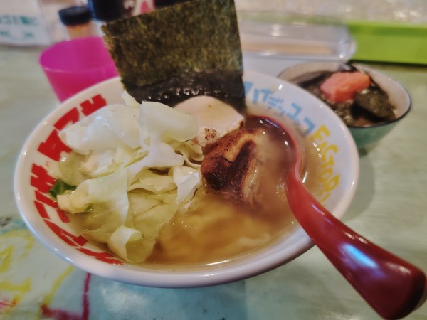 「朝ラー太麺６００円＆ノリ明太１５０円」@ハイデン.コッコFACTORYサマンサ・タマサの写真