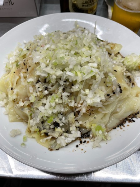 「冷やし中華 ワンタンダブル コマネギ」@中華そば みたかの写真