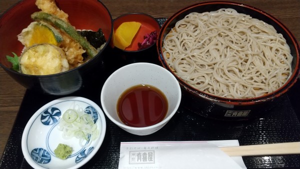 「ミニ天丼セット(¥1,130)」@有喜屋 京都桂川店の写真