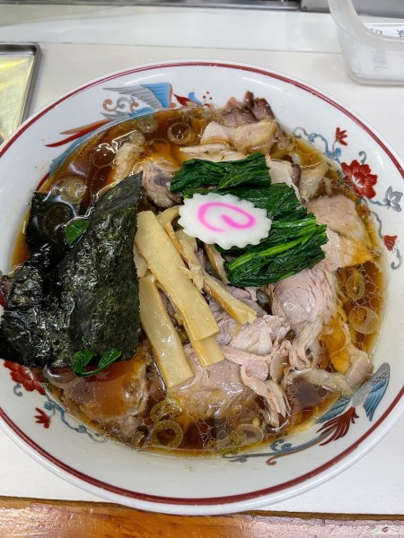 「青島チャーシュー＋茹ほうれん草」@青島食堂 秋葉原店の写真