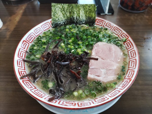 「ねぎらーめん」@博多長浜らーめんもりやの写真