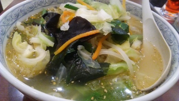 「野菜ラーメン 塩 870円」@麺工房 男爵 市川本店の写真