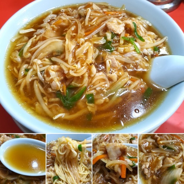 「もやしそば　800円」@十八番の写真