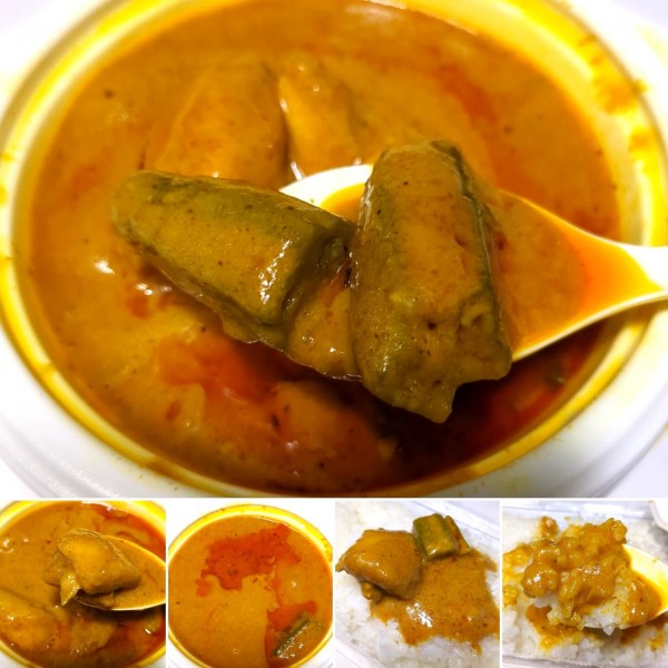 「チキンとオクラのカレー(辛口)　600円」@ベイリーフキッチンの写真