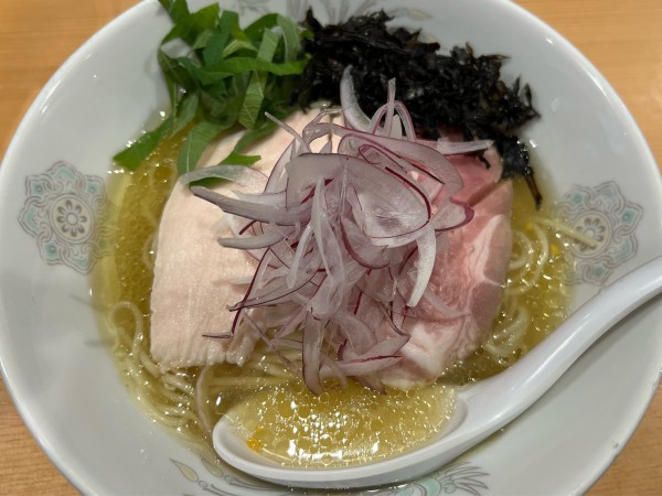 「【限定】ヒイラギとエソ煮干の冷やし」@北千住煮干中華蕎麦 かれんの写真