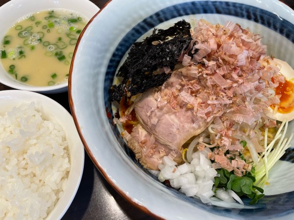 「バンメン（1,000円）,小ライス（100円）」@名物よだれ鶏と濃厚鶏白湯麺 MATSURIKA 武蔵新田店の写真
