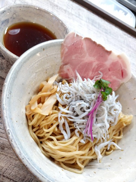 「つけ麺・しらす増し」@麺食堂 くにをの写真