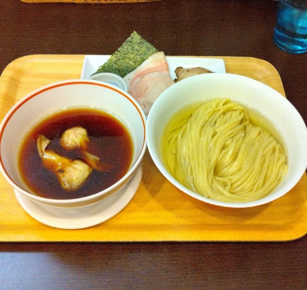 「つけめん 1200円＋ワンタン 200円」@とものもとの写真