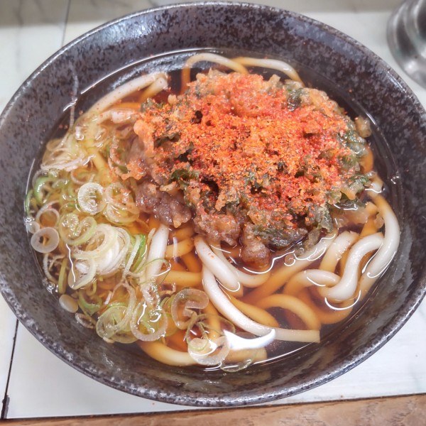 「春菊うどん（￥450）」@大和屋の写真