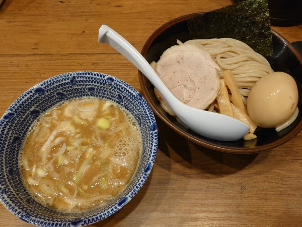 「味玉つけめん(840円)」@舎鈴 ビーンズ武蔵浦和店の写真