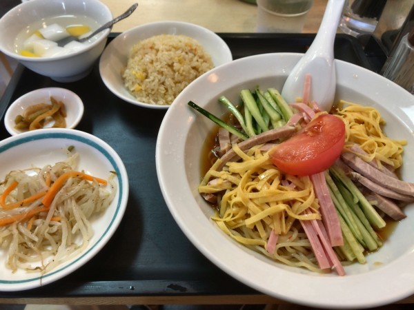 「五目冷やし冷麺＋半炒飯」@欣来 四川料理の写真
