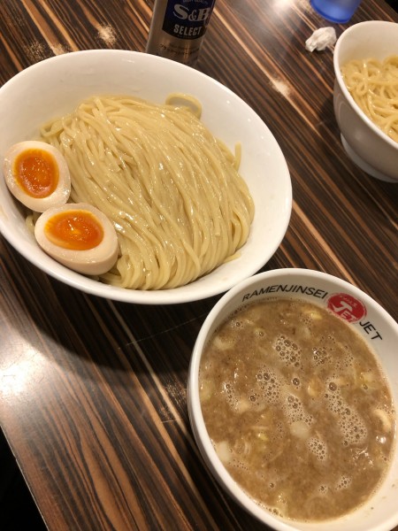 「濃厚鶏煮込つけ麺」@ラーメン人生 JET 福島本店の写真