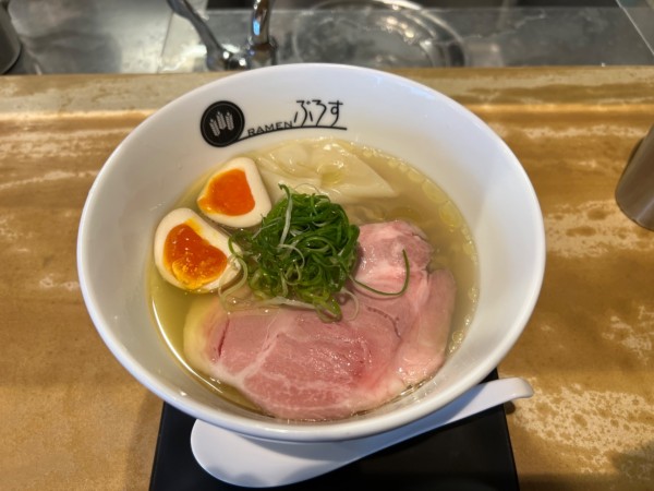 「貝塩薫玉のせ」@Ramenぶろすの写真