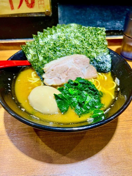 「のり玉ラーメン(サービスライス)」@麺家 黒の写真