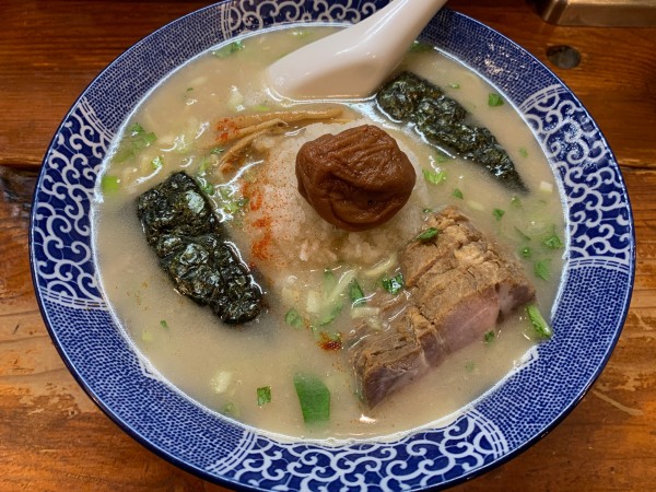 「みぞれチャーシュー麺」@がんこや かるがんラーメン つくば店の写真