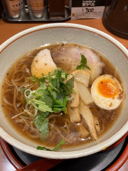 「石臼挽きらーめん（950円）」@富良野 とみ川 東京ラーメンストリート店の写真