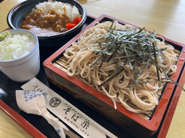 「ざるそば600円他」@そば染の写真