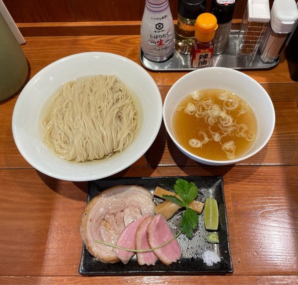「【限定】鰹昆布水 鴨つけ麺（塩）」@麺屋 真心の写真