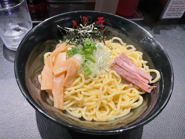 「辛味噌油そば　大盛　980」@東京油組総本店 錦糸町組の写真