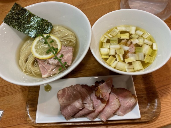 「昆布水つけめん・チャーシュー増し」@アメノオトの写真