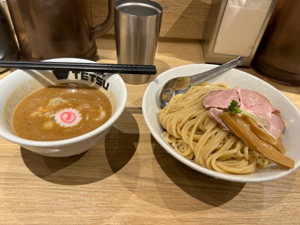 「つけ麺（大盛）」@つけめん TETSU 武蔵小杉店の写真