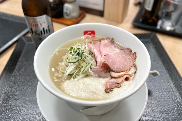 「【限定】冷やしとろろ煮干し塩そば¥1500」@KITCHEN TAKANOの写真