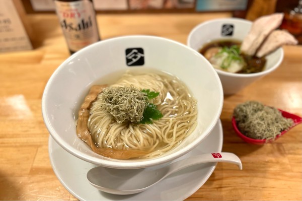 「特製鶏つけそば¥1400、トロロ昆布¥100」@中華そば 髙野の写真