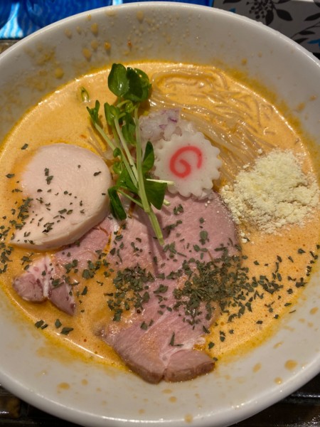 「【限定】冷やしボンゴレロッソラーメン　１０００円」@noodles kitchen GUNNERS 新丸子店の写真