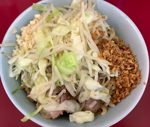 「つけ味冷や汁なし」@ラーメン二郎 中山駅前店の写真