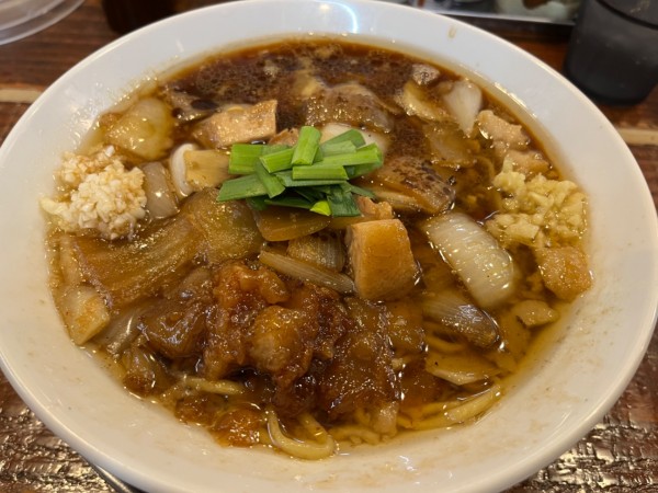 「秘境タンメン　ニンニク、ショウガ、脂」@秘境タンメン かし山の写真