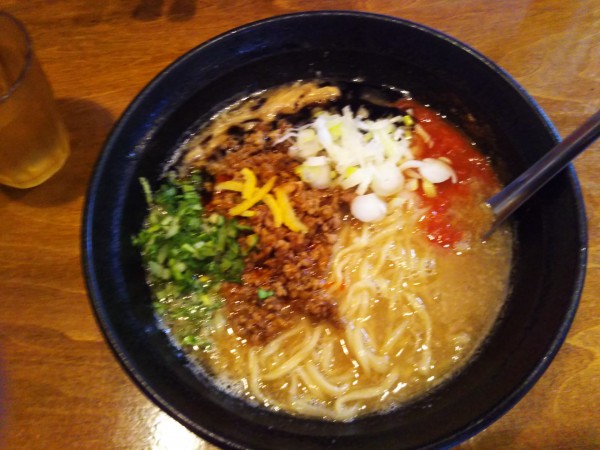 「鶏白坦々そば」@はりけんラーメンの写真