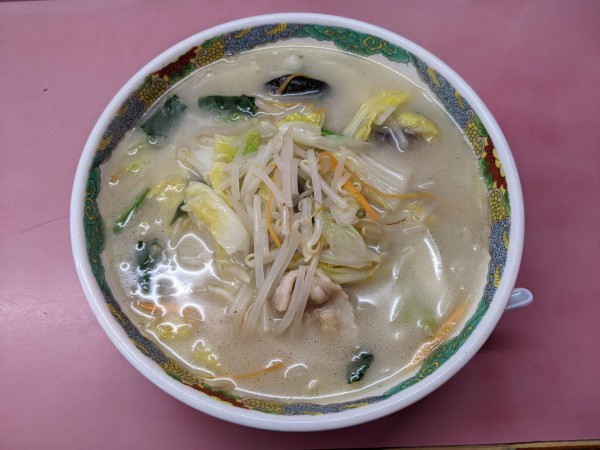 「野菜入りそば(タンメン):800円」@らいらい飯店の写真